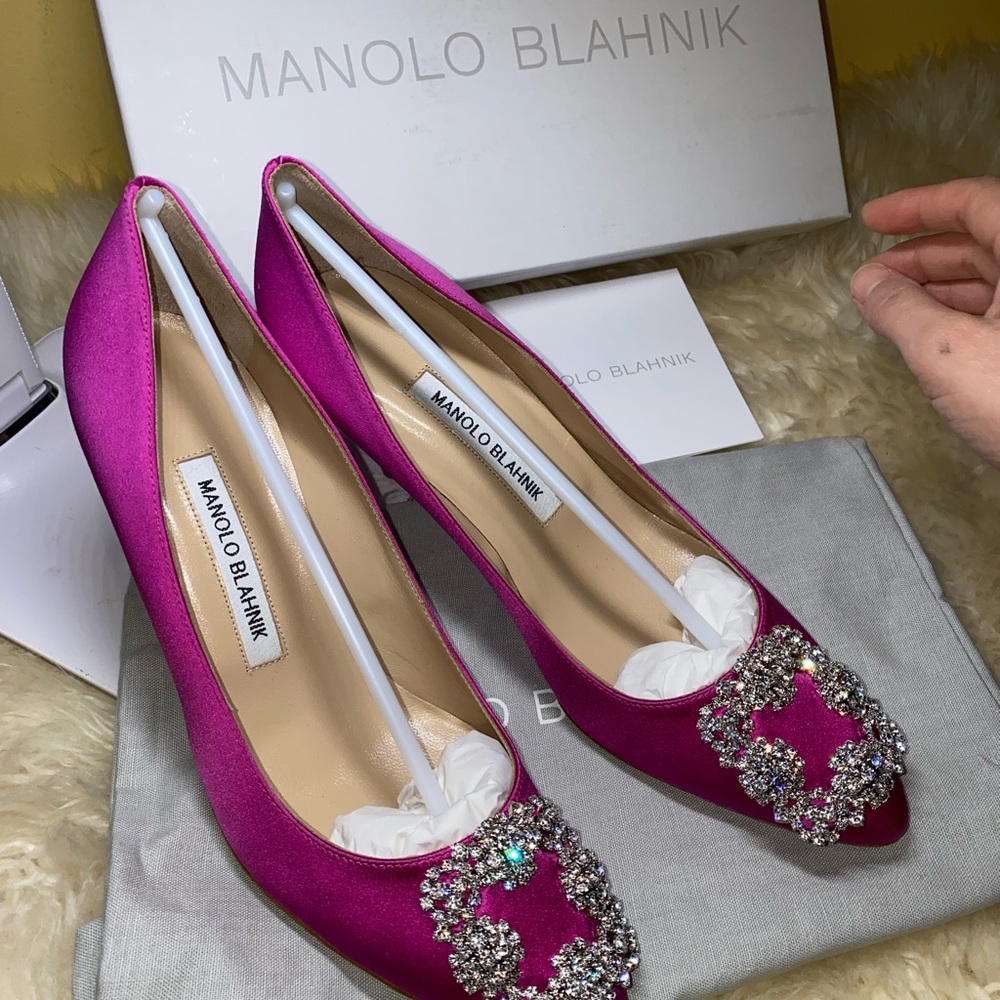 New authentic Manolo Blahnik hangisi pumps - Picture 3 of 14